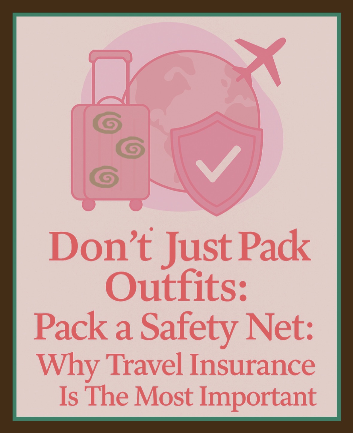 Don’t Just Pack Outfits| Pack a Safety Net: Why Travel Insurance Is The Most Important