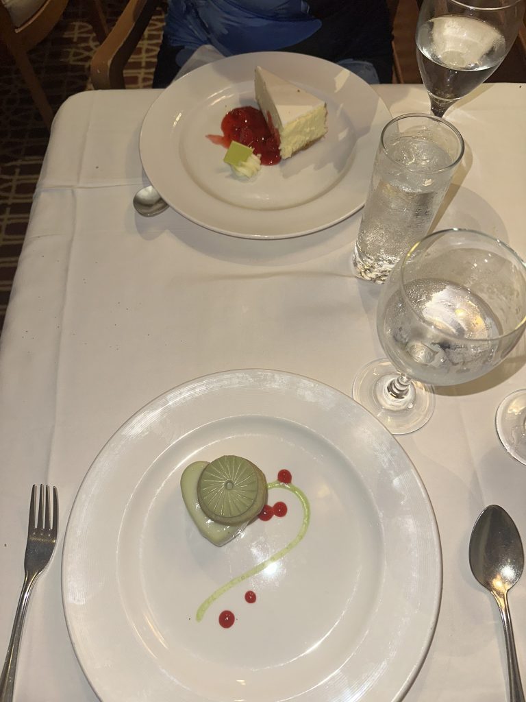 Princess Cruises main dining room dinner