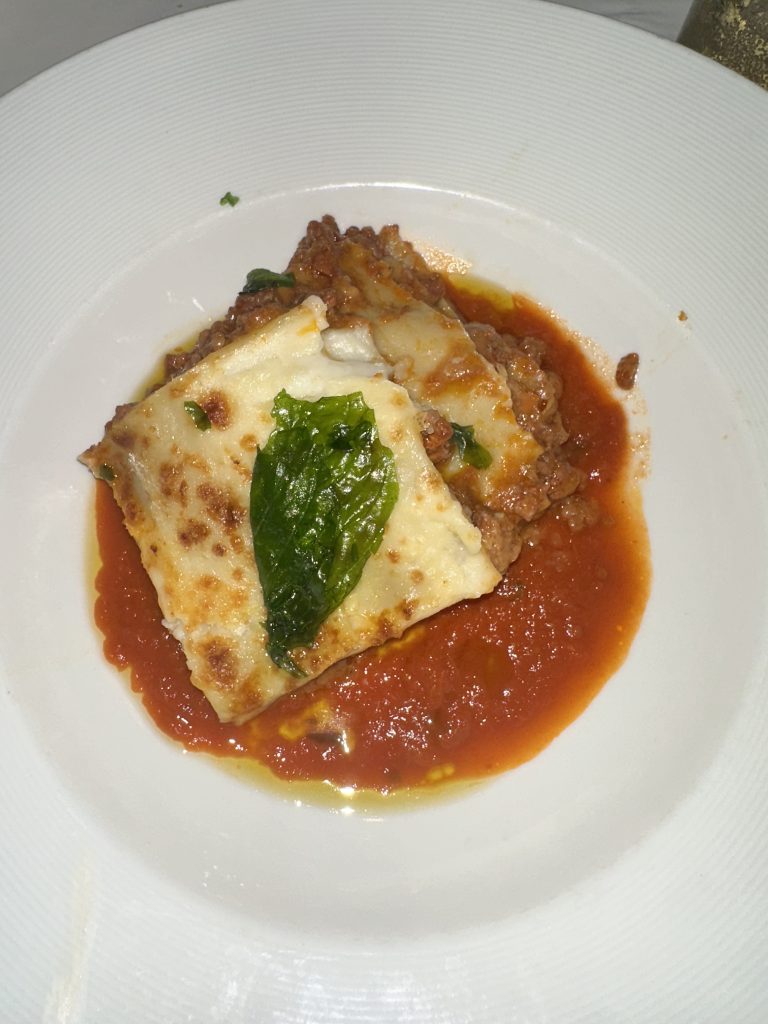 Princess Cruises main dining room dinner