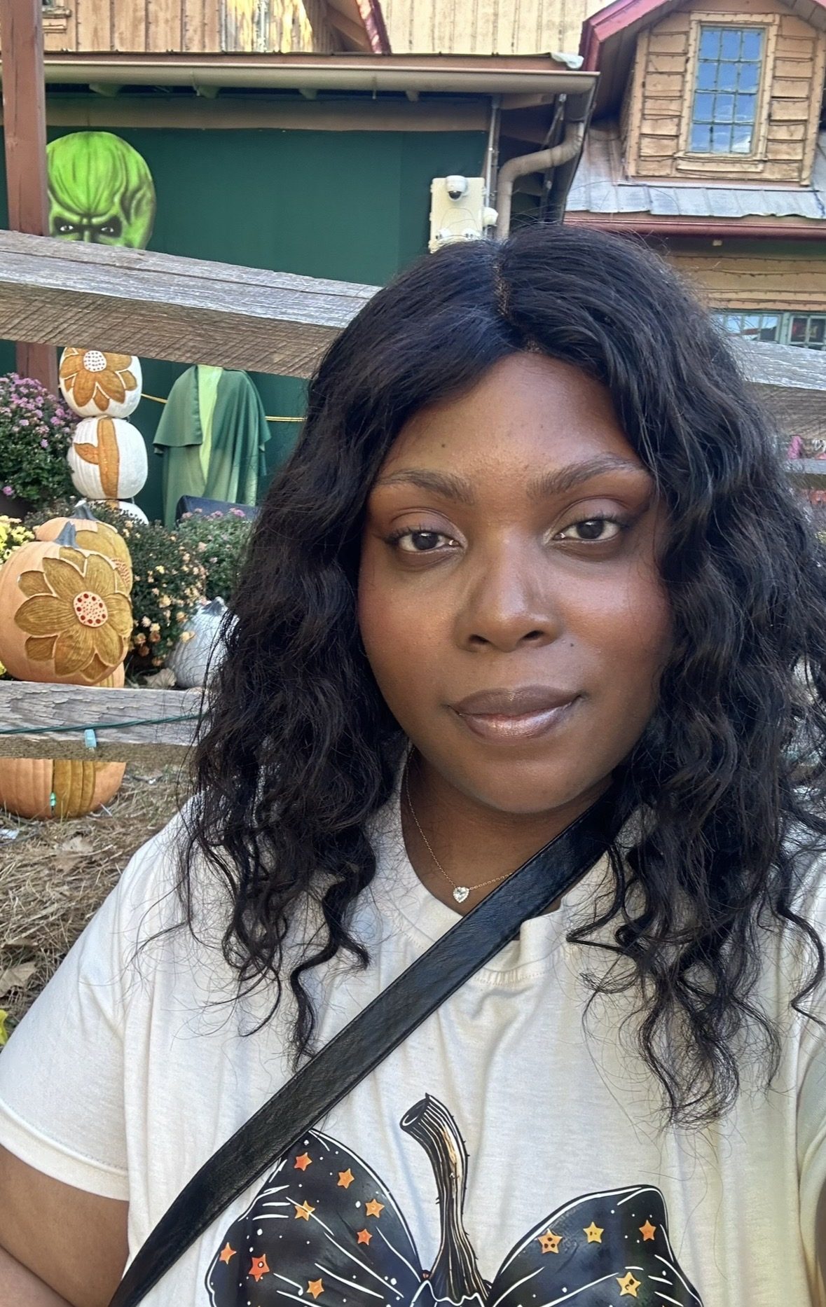 Woman at Stone Mountain Park's Pumpkin Festival